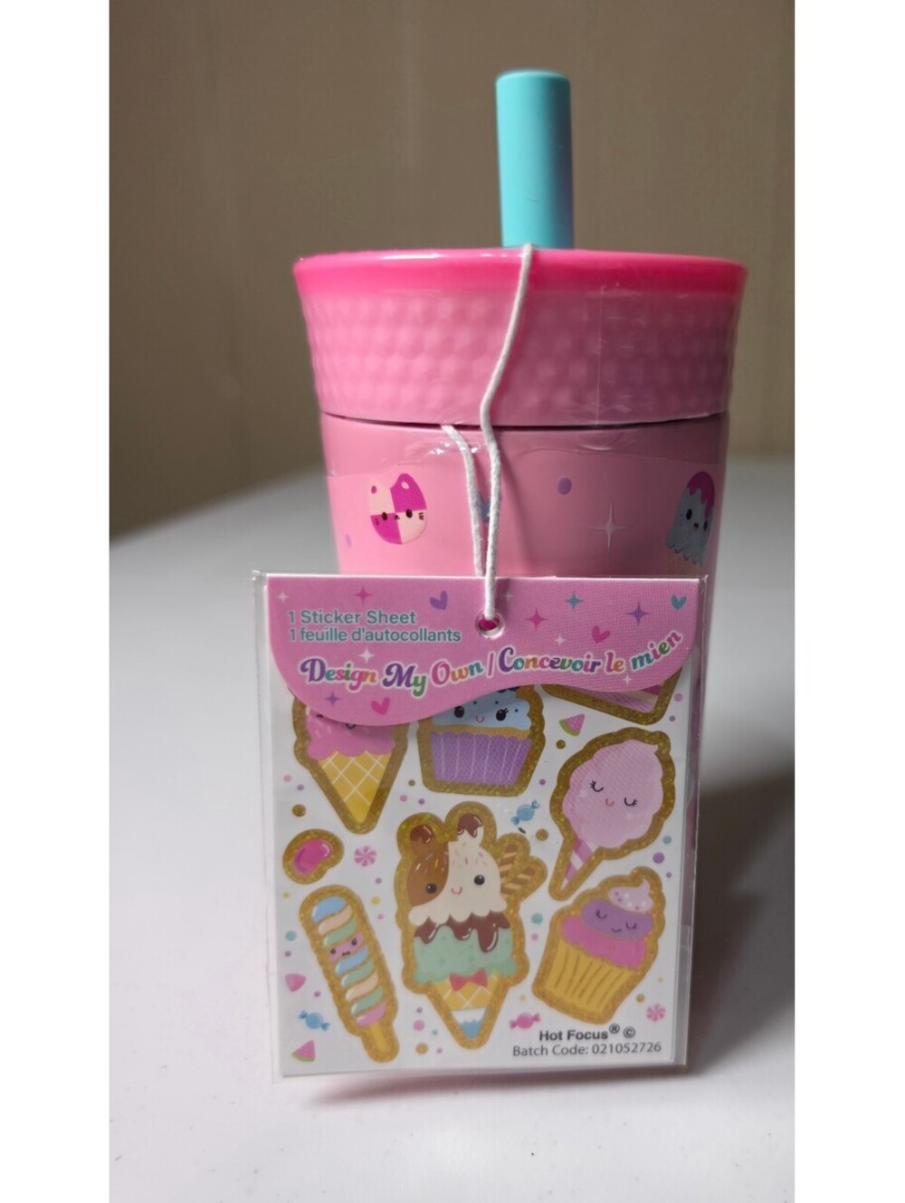 Hot Focus Tiny Sippy Tumbler Stainless Steel Vacuum Water Bottle with Straw and